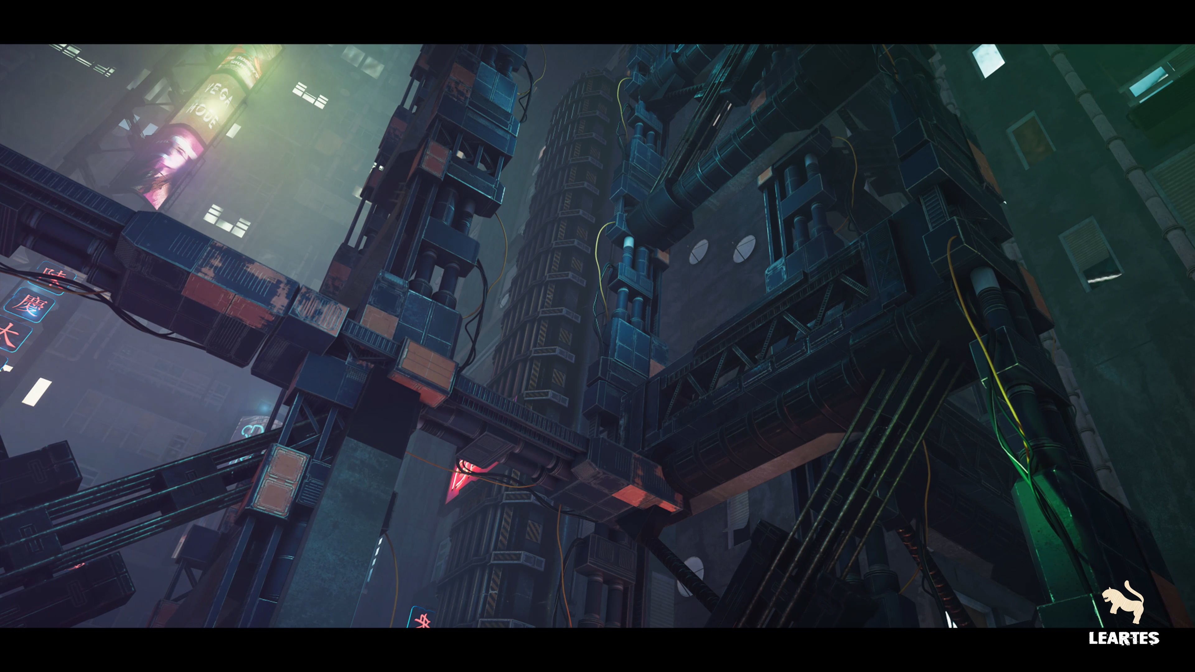 Cyberpunk Environment Megapack - Unity Project- Low-poly 3D model_7