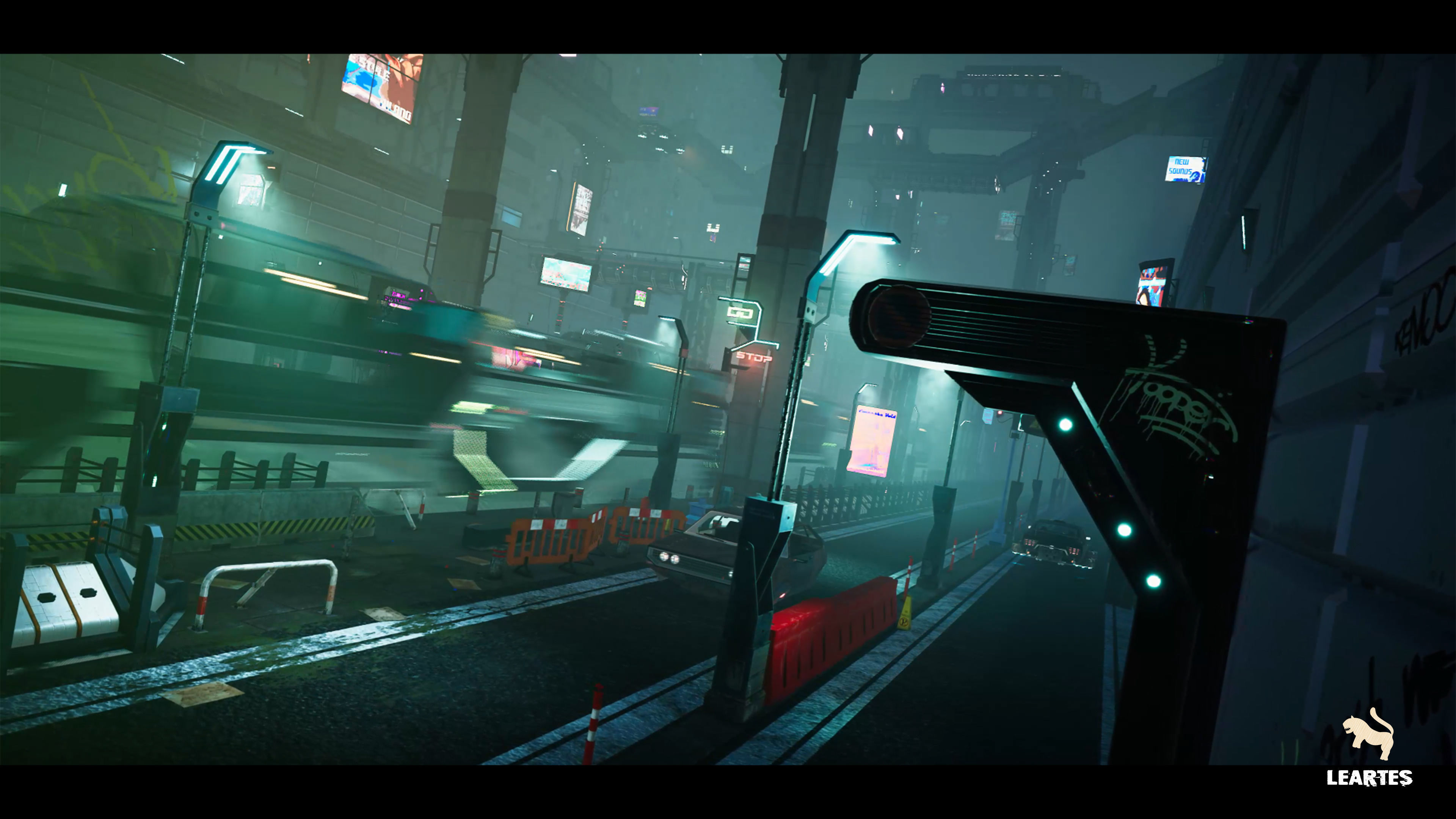 Cyberpunk Environment Megapack - Unity Project- Low-poly 3D model_4