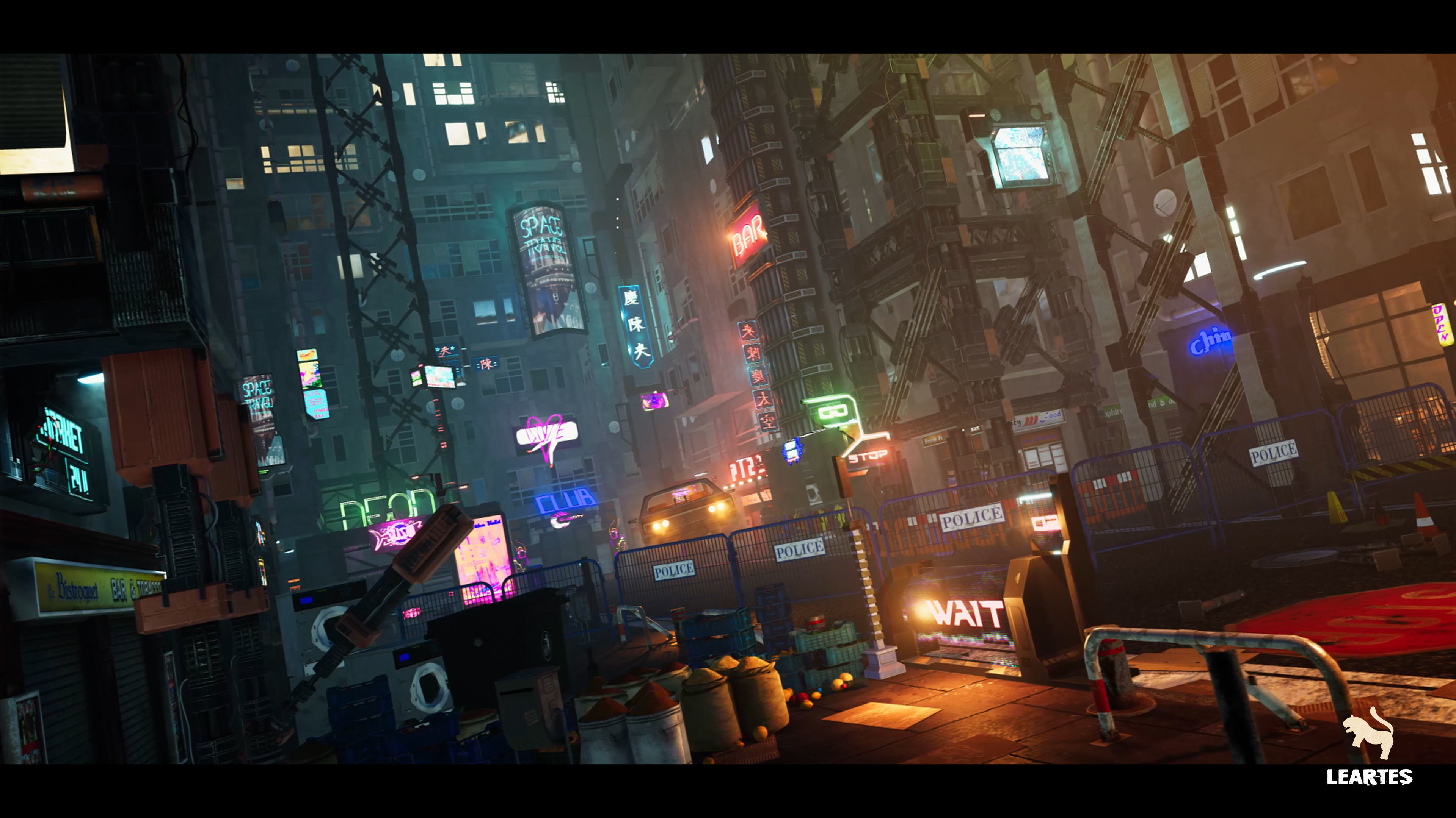 Cyberpunk Environment Megapack - Unity Project- Low-poly 3D model_11