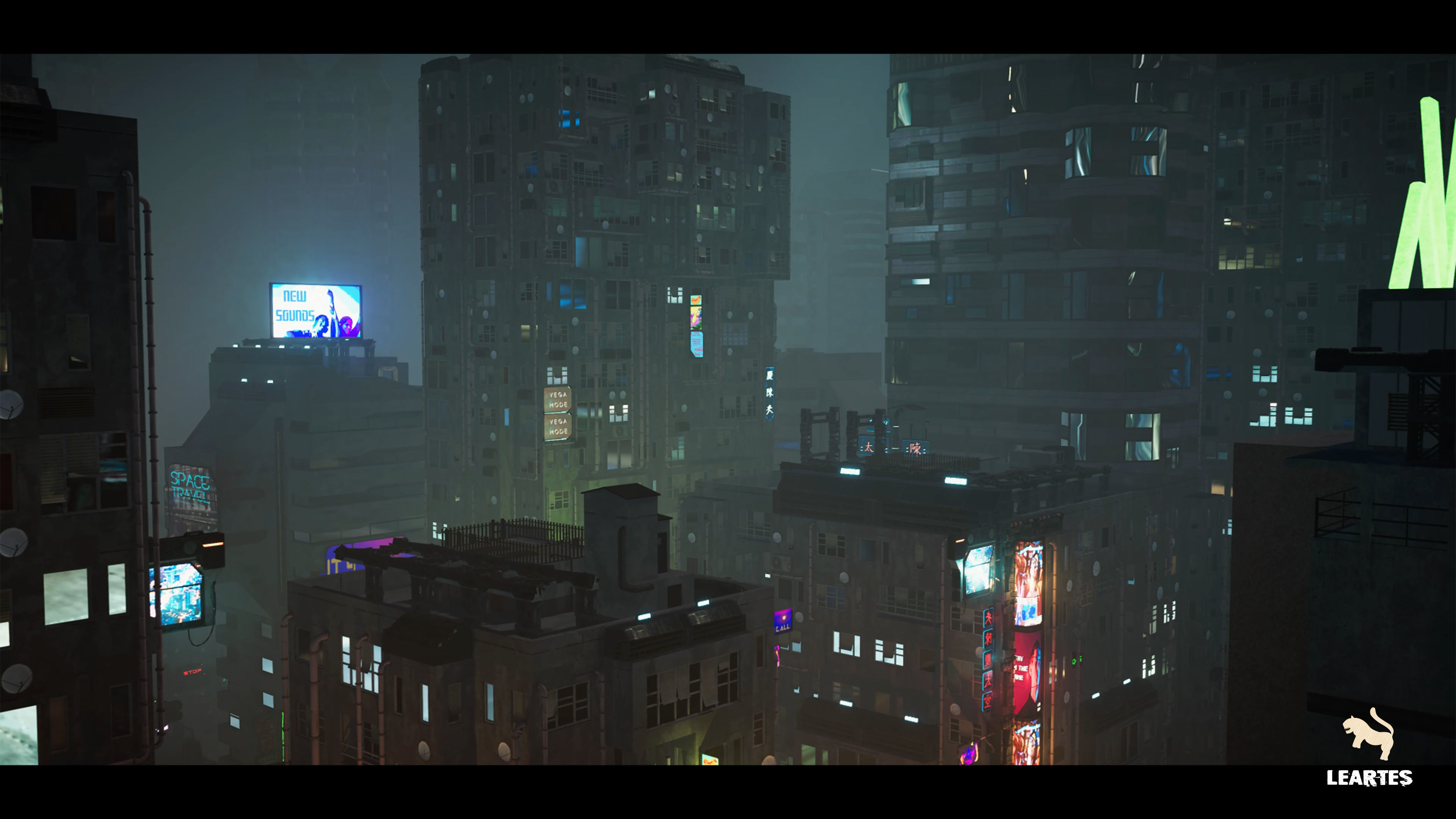 Cyberpunk Environment Megapack - Unity Project- Low-poly 3D model_8