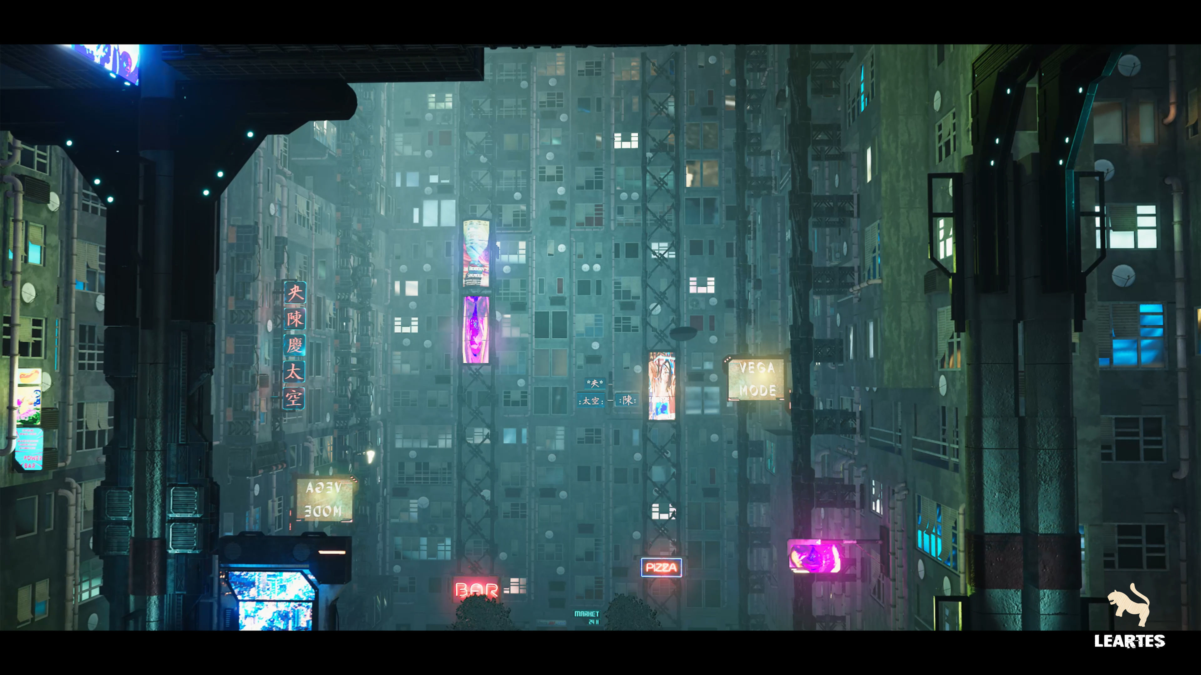 Cyberpunk Environment Megapack - Unity Project- Low-poly 3D model_5