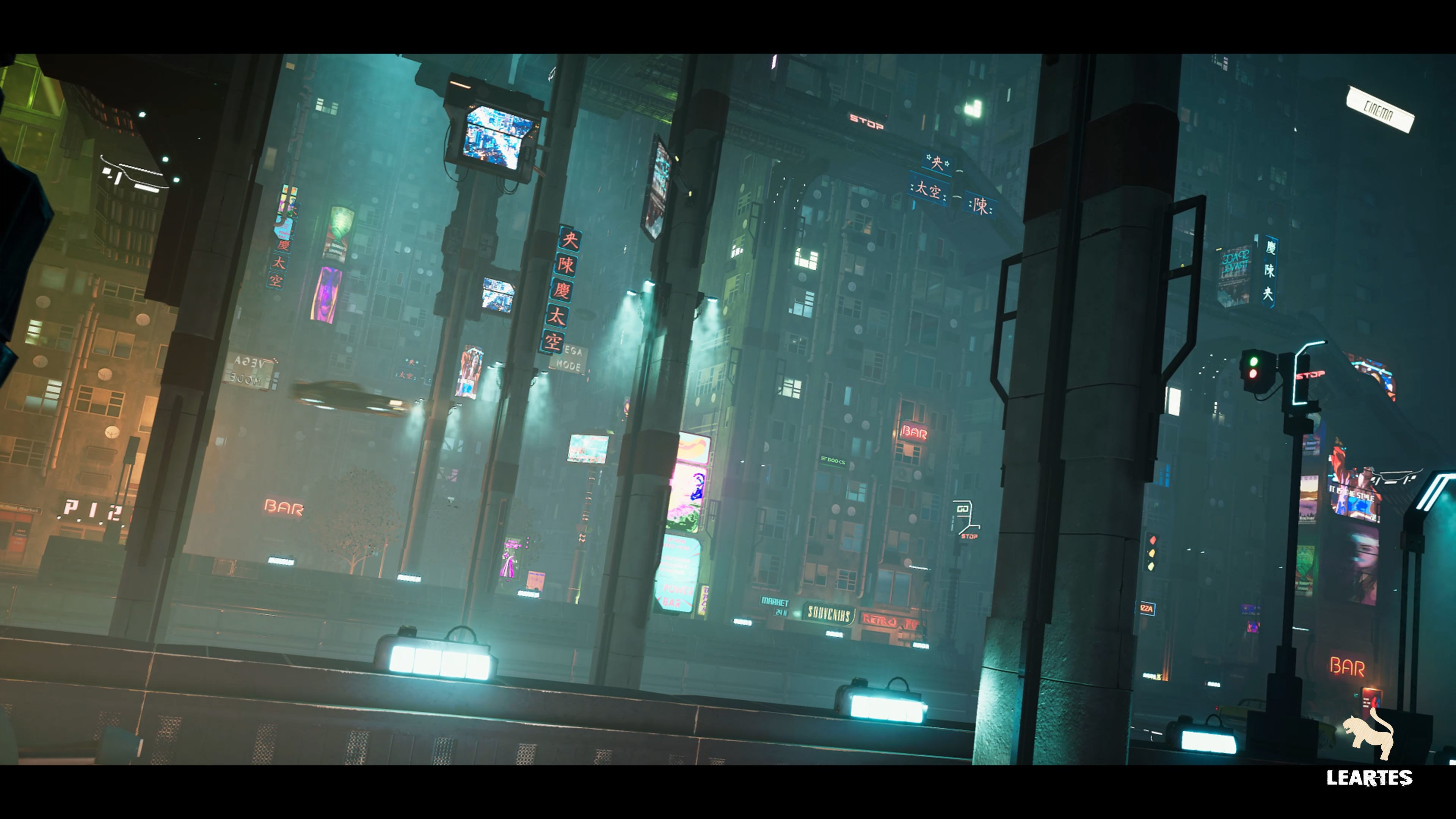 Cyberpunk Environment Megapack - Unity Project- Low-poly 3D model_9