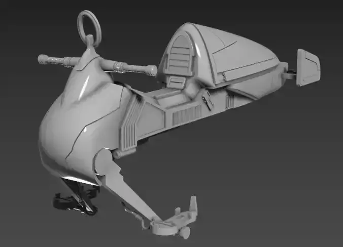 Count Dooku Flitknot Speeder One12 3D printing STL