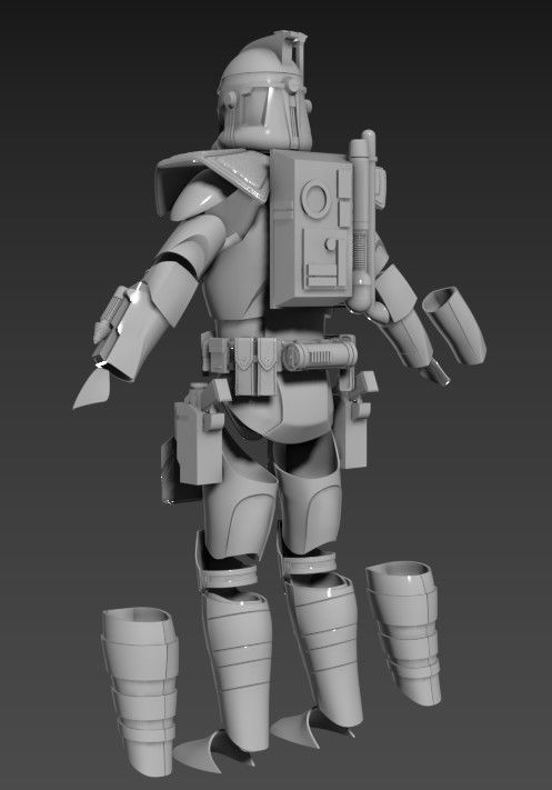 ARC Trooper Full Size Wearable Armor 3D printing STL files 3D print model_1