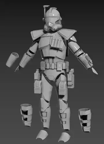 ARC Trooper Full Size Wearable Armor 3D printing STL files 3D print model