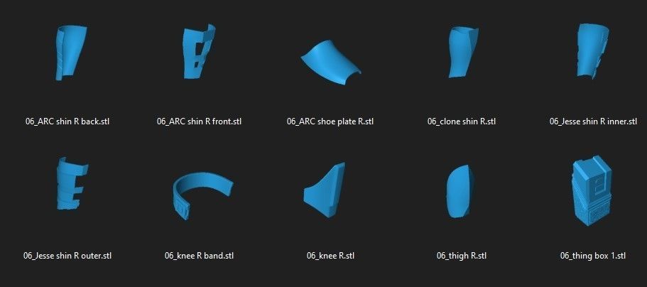 ARC Trooper Full Size Wearable Armor 3D printing STL files 3D print model_11