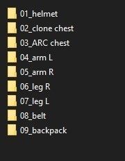 ARC Trooper Full Size Wearable Armor 3D printing STL files 3D print model_5