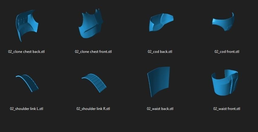 ARC Trooper Full Size Wearable Armor 3D printing STL files 3D print model_7