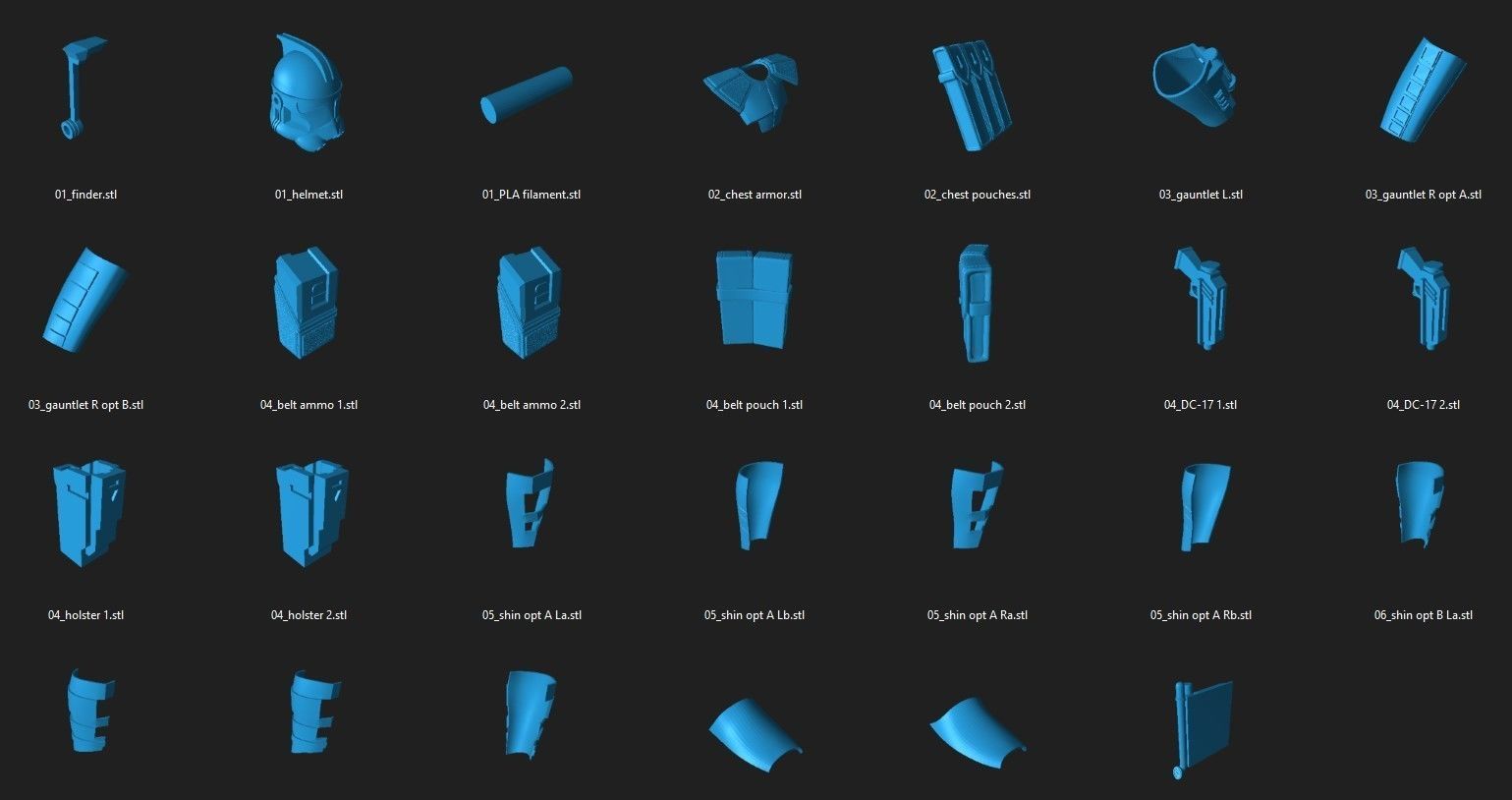 ARC Trooper One12 Figure Custom 3D STL files 3D print model_4