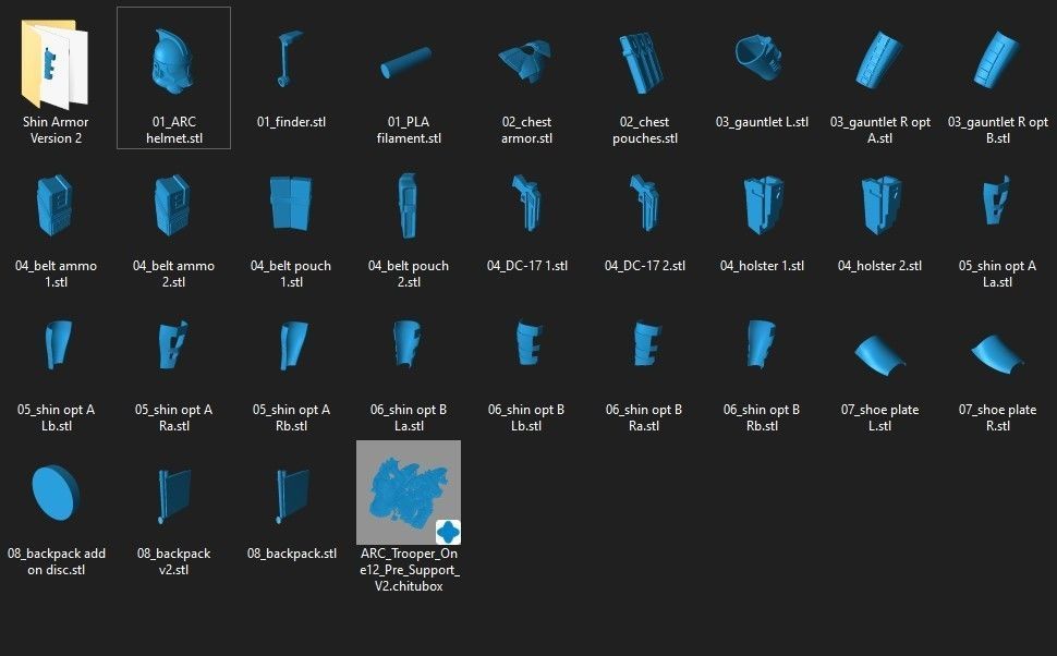 ARC Trooper One12 Figure Custom 3D STL files 3D print model_5