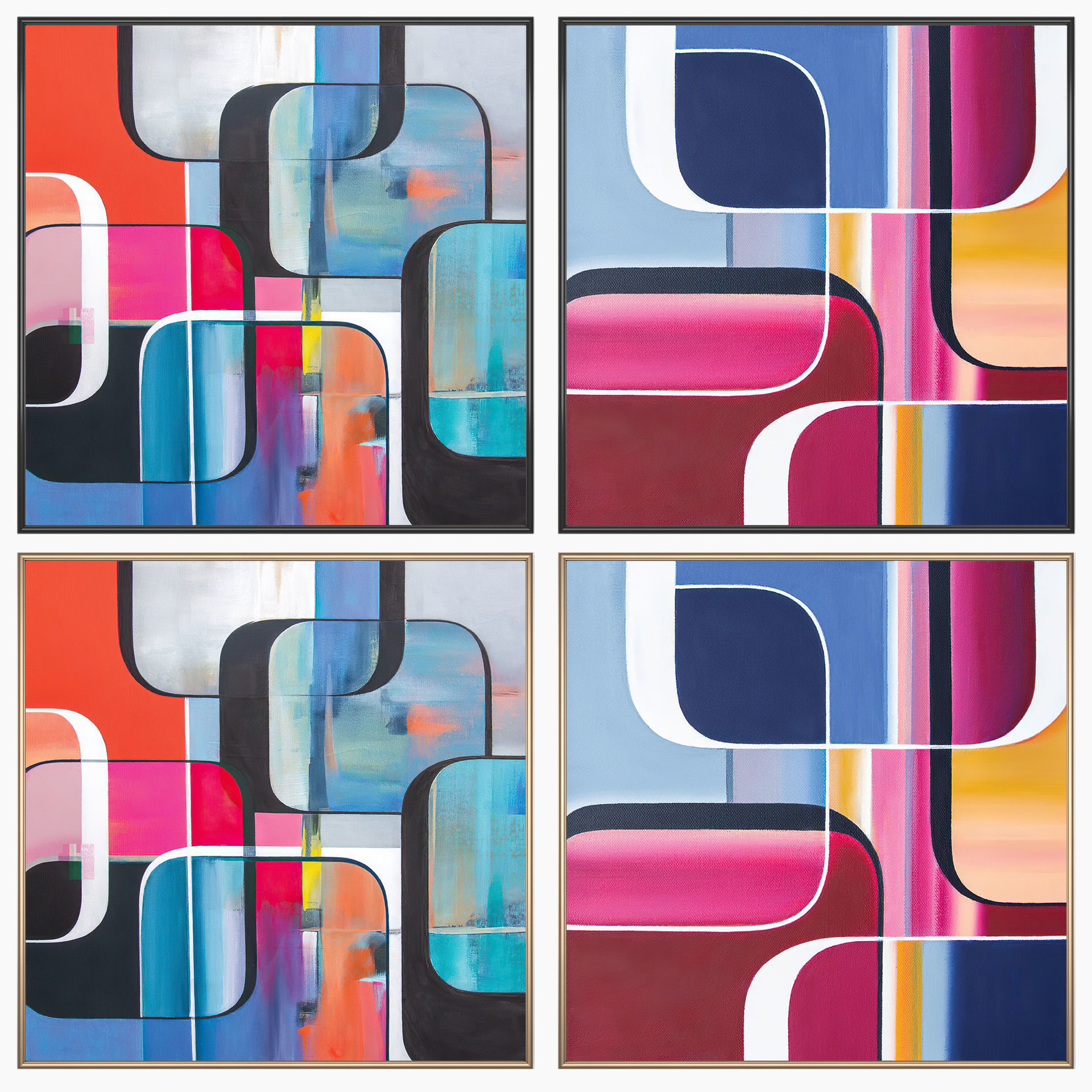 Wall Art Set 3991 3D model_2