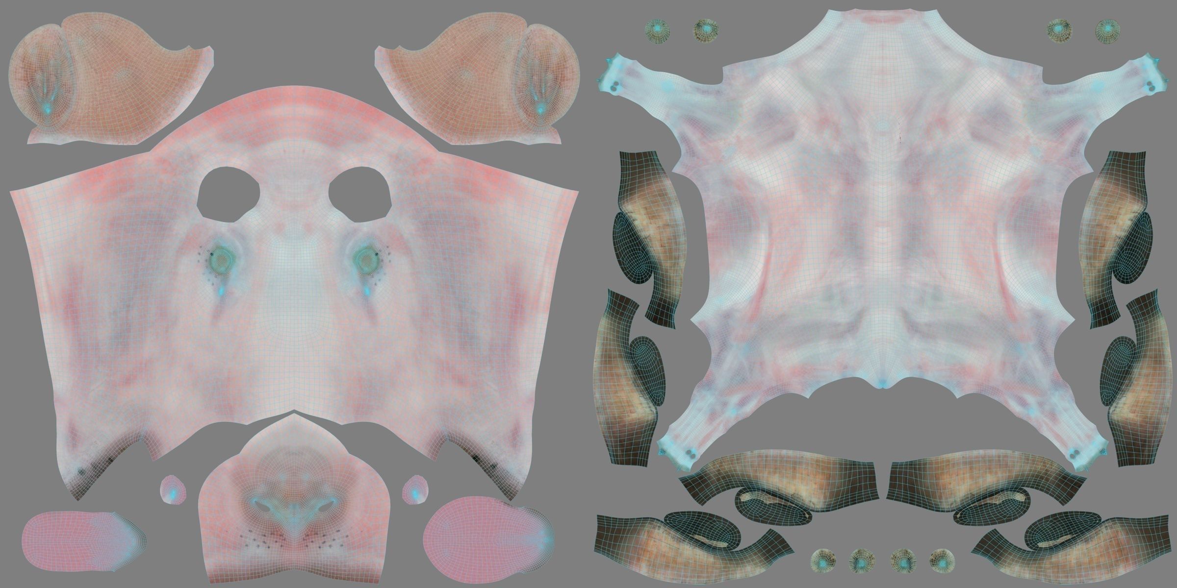 Young Sheep with 1 Animation VFX Grace 3D model_10