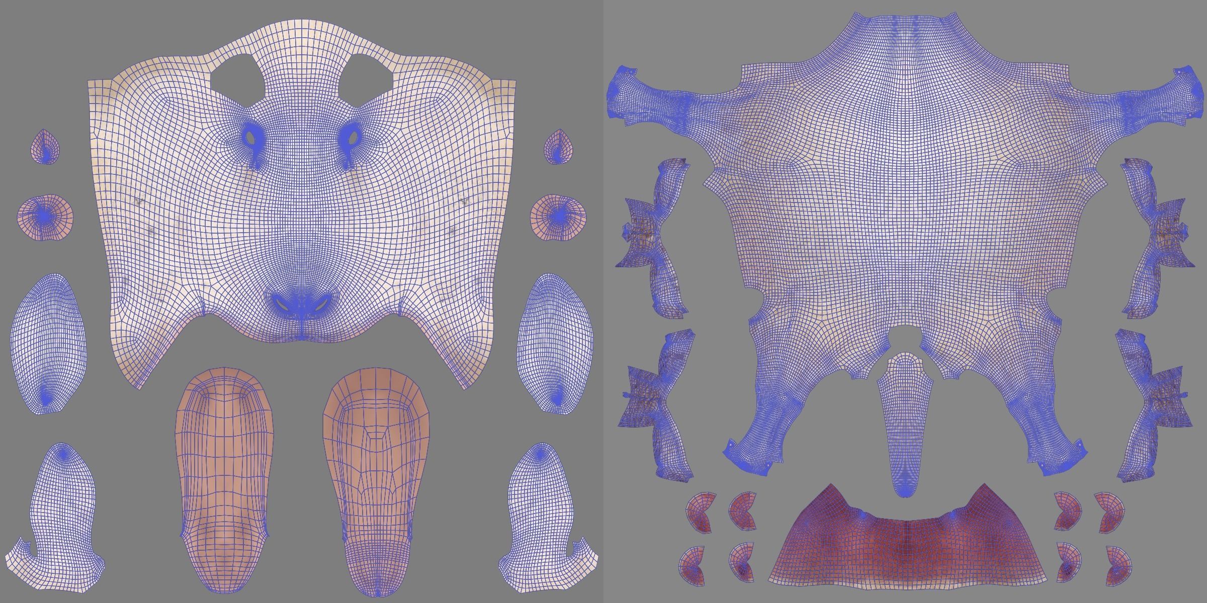 Adult Assaf Sheep02 With 4 Animations  VFX Grace 3D model_17