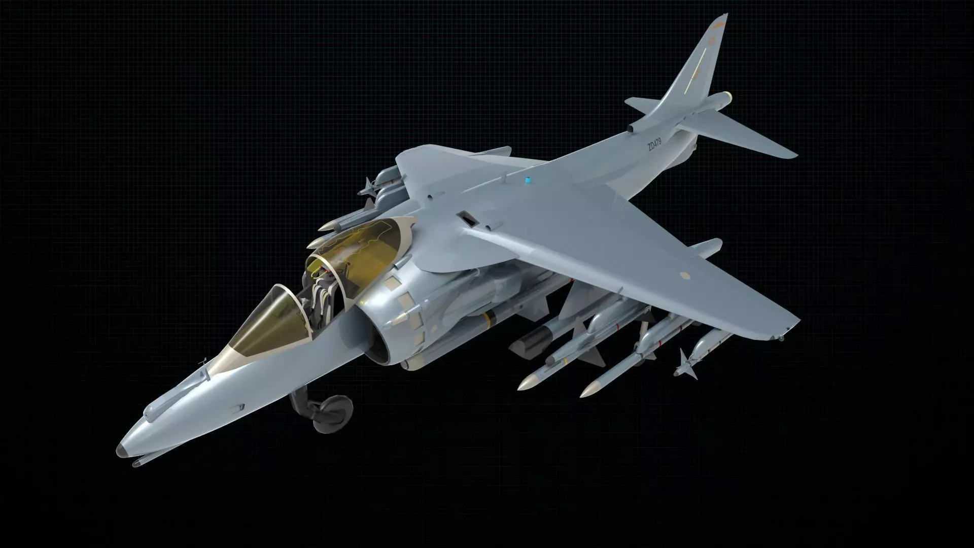 Harrier Jump Jet 3D model