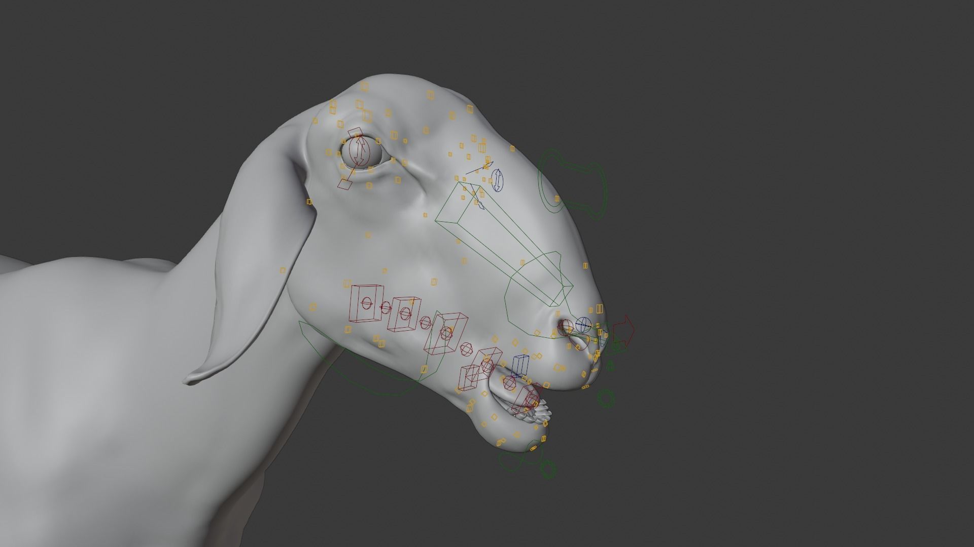 Assaf Sheep03 With 1 Animation VFX Grace 3D model_9