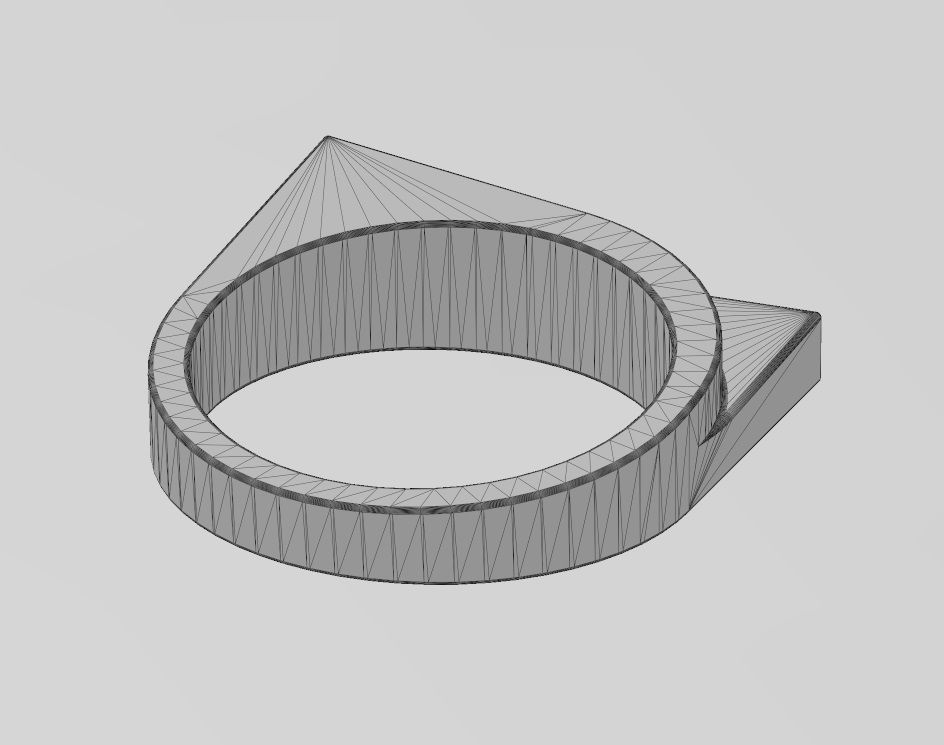 Double overlapping bars signet US sizes 5to9 3D print model_14