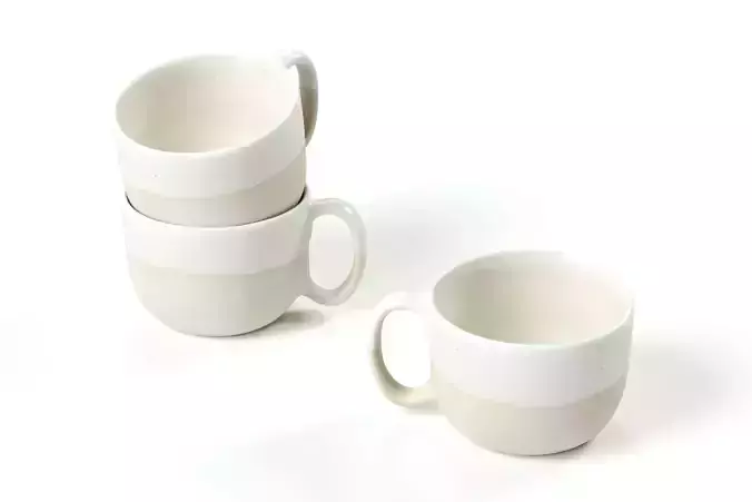 onomao - cup nature white dipped