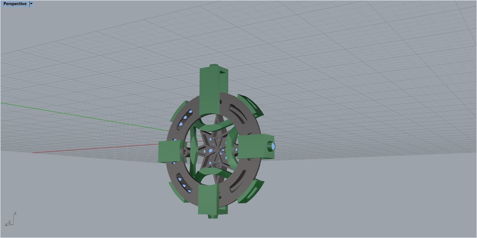 STYLISH MENS WIND ROSE PENDANT 3D print model_21