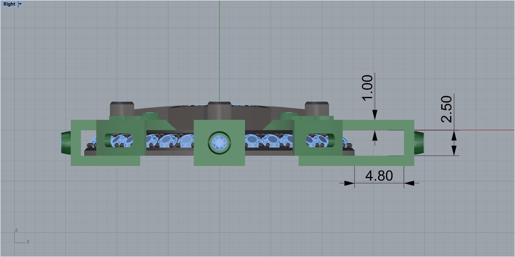 STYLISH MENS WIND ROSE PENDANT 3D print model_3