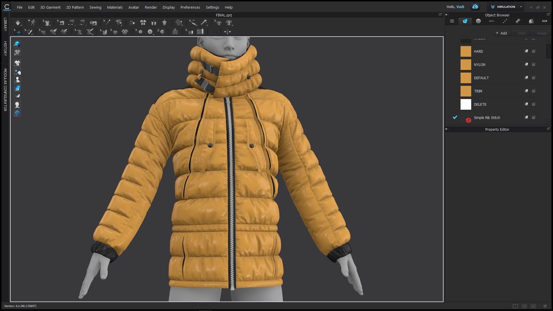 JACKET 4 puffy 3D model_4