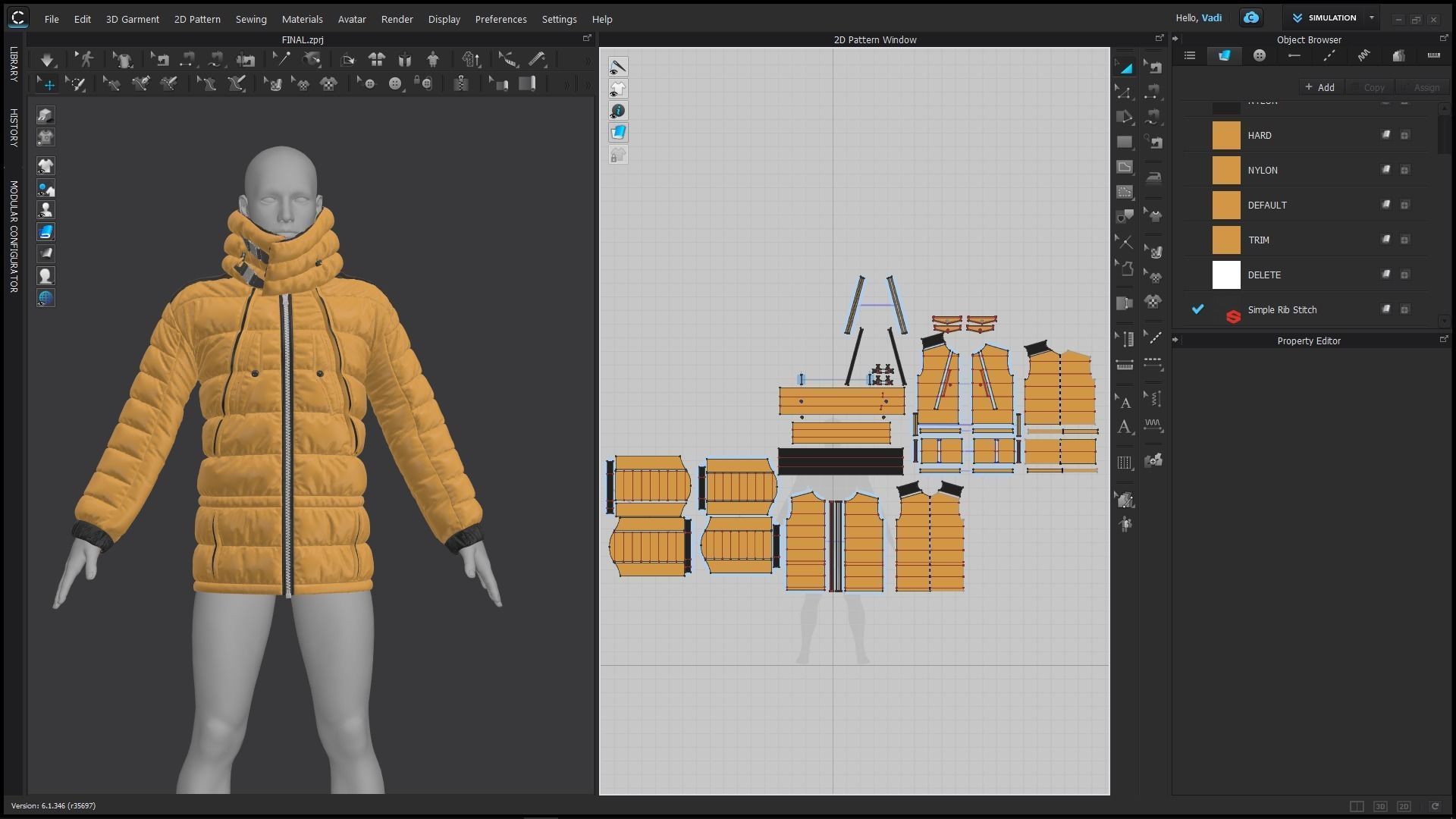 JACKET 4 puffy 3D model_3
