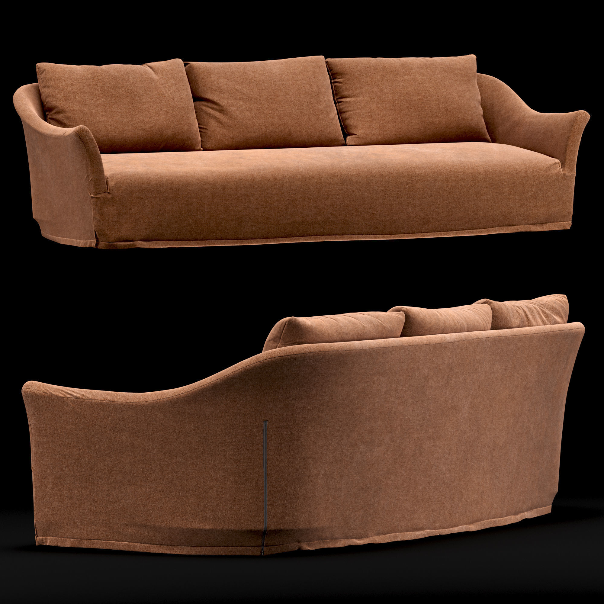 Classic Sofa by Oliver Gustav 3D model_2