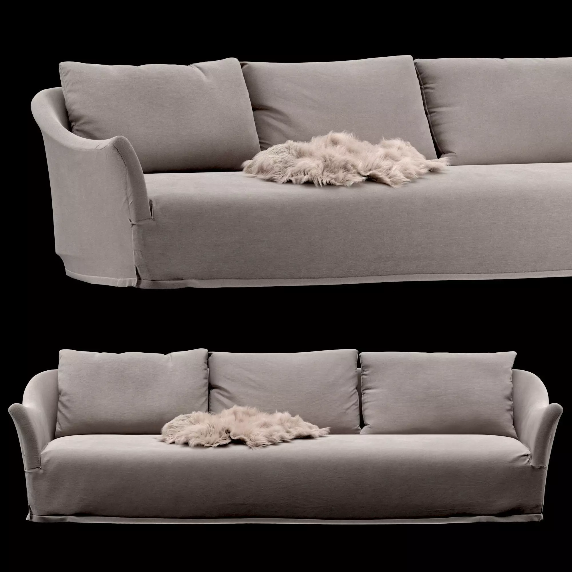 Classic Sofa by Oliver Gustav 3D model_0