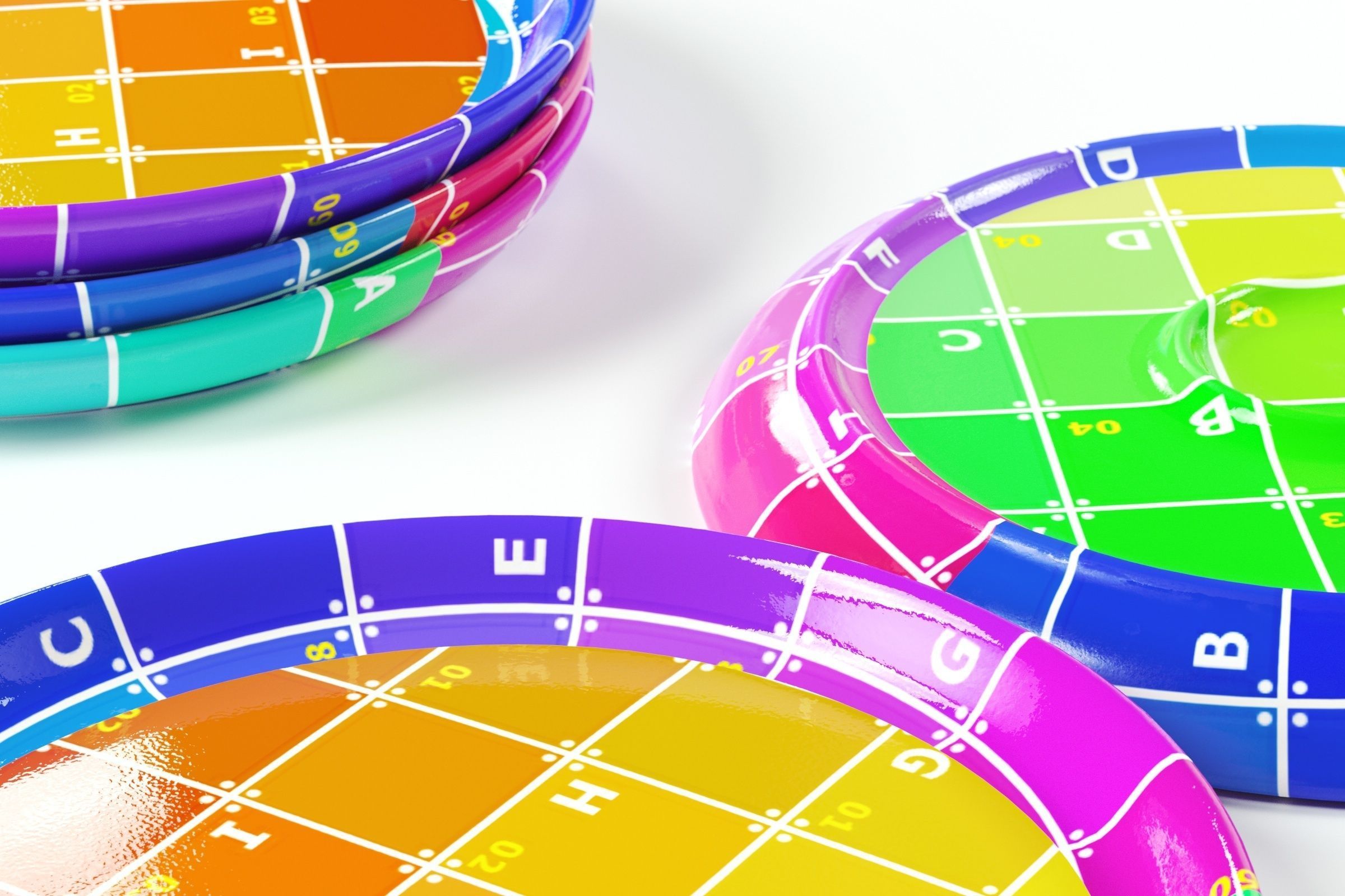 Bitz - gastro plate grey 3D model_4