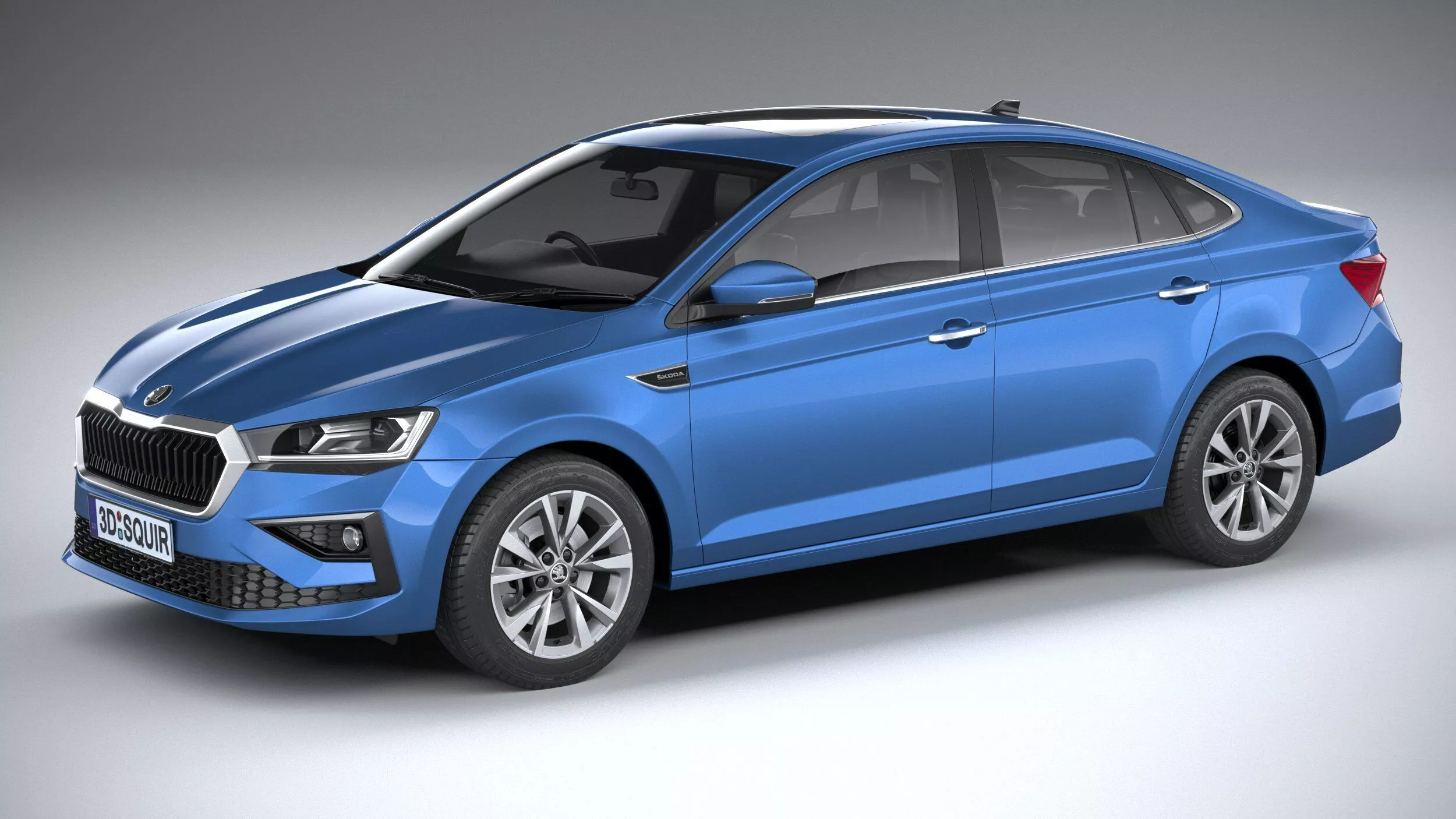 Skoda Slavia 2021 3D model