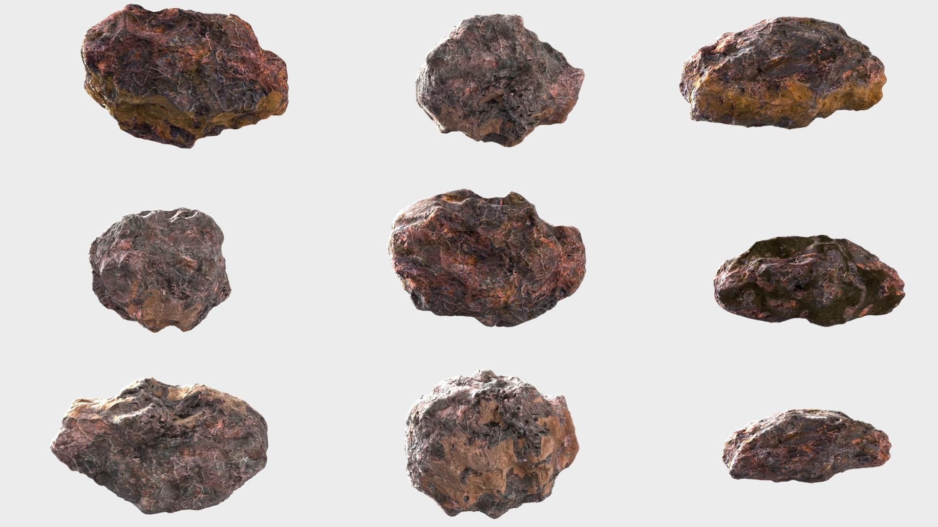 ASTEROID PACK 3D model_2