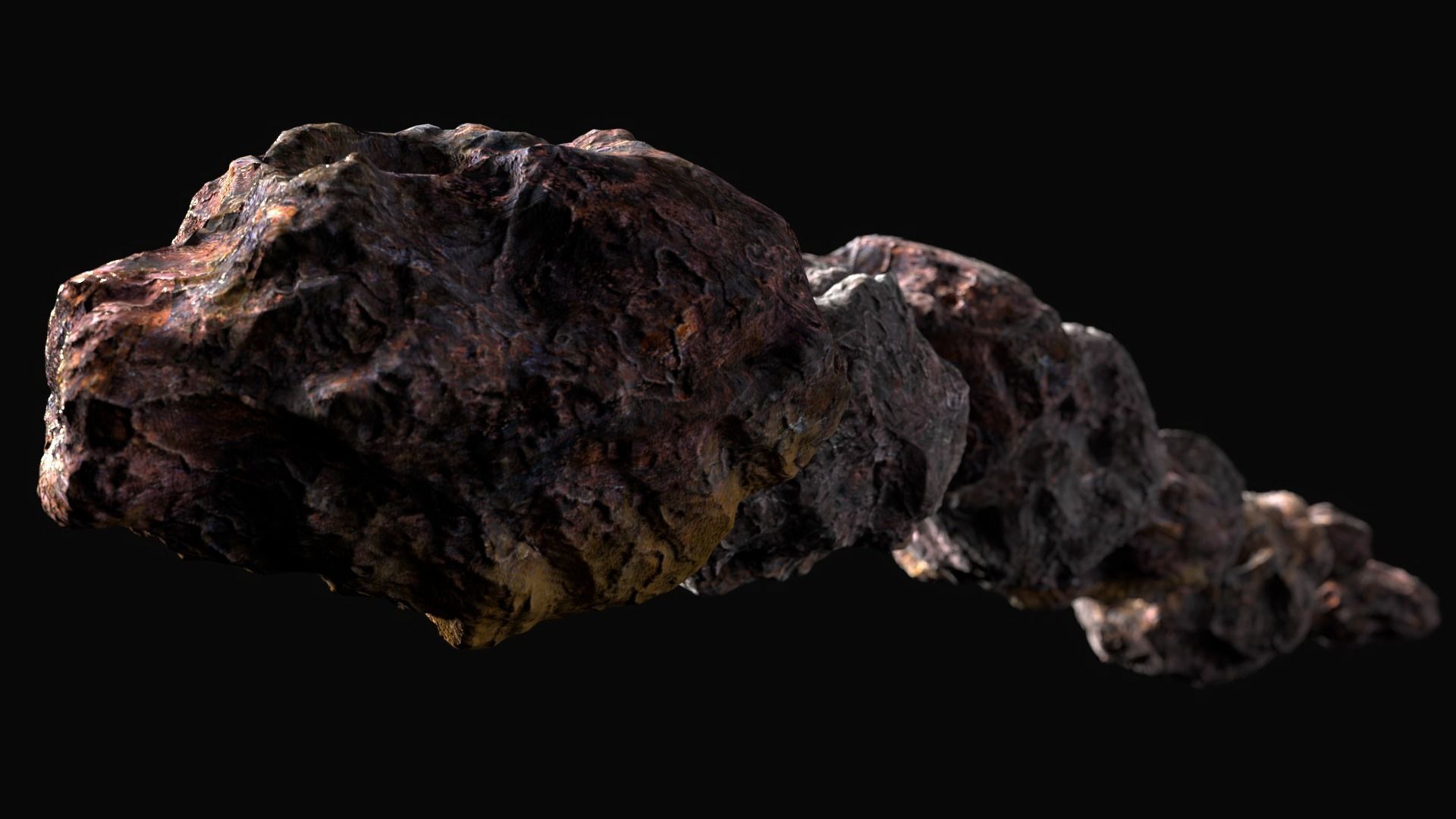 ASTEROID PACK 3D model_3
