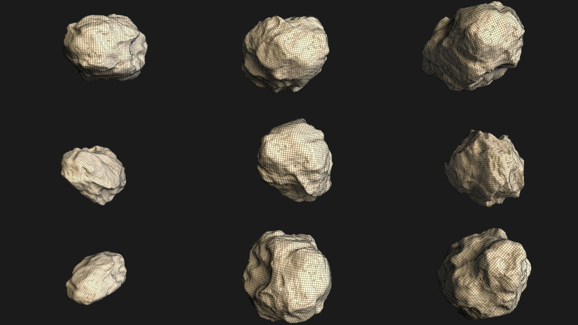 ASTEROID PACK 3D model_10