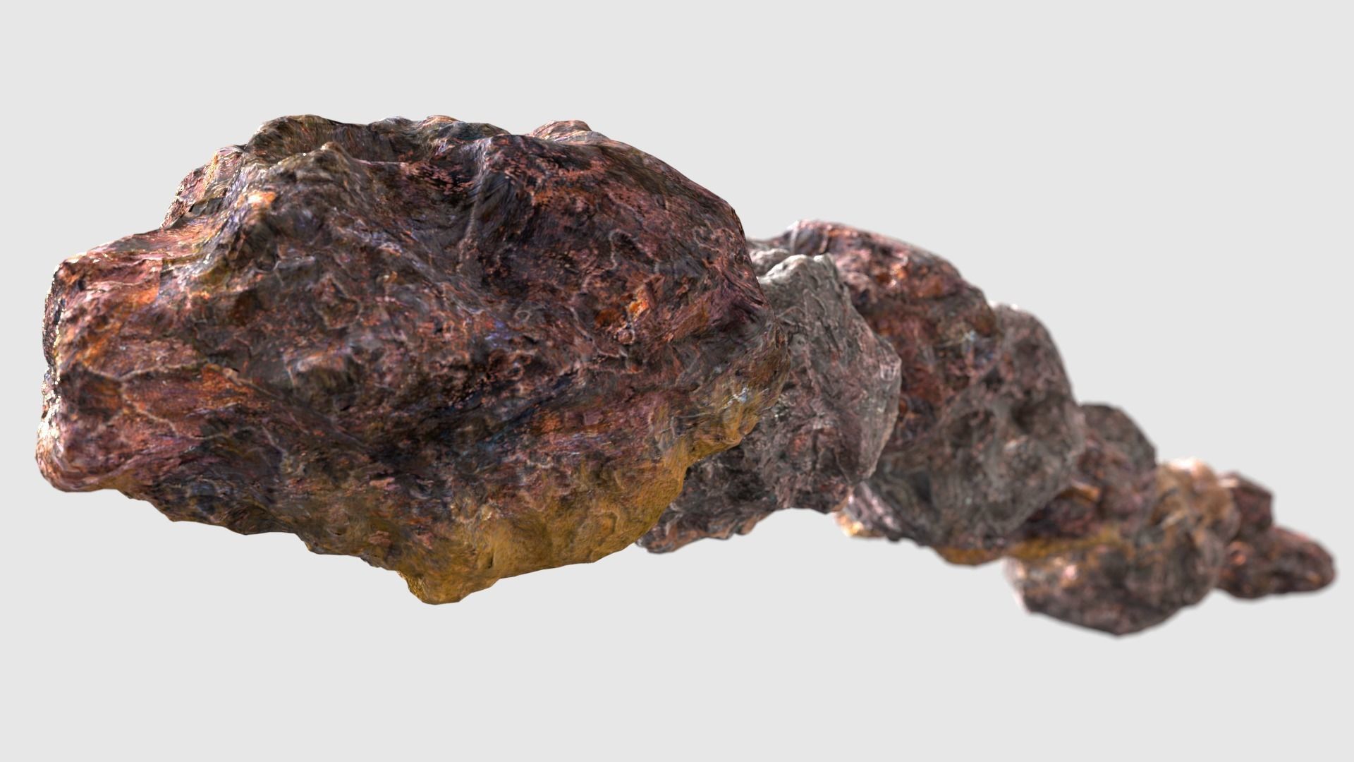 ASTEROID PACK 3D model_4