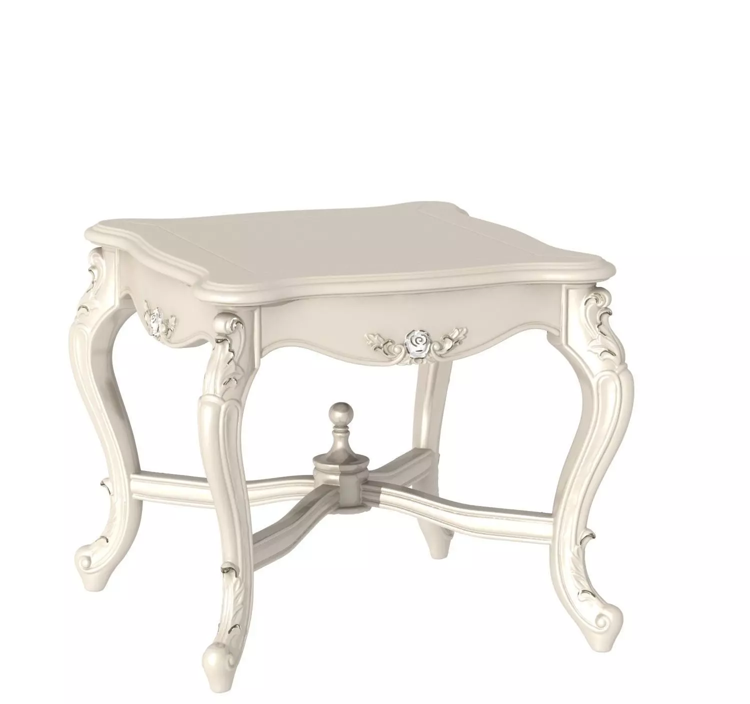 Classic table 3D model_0