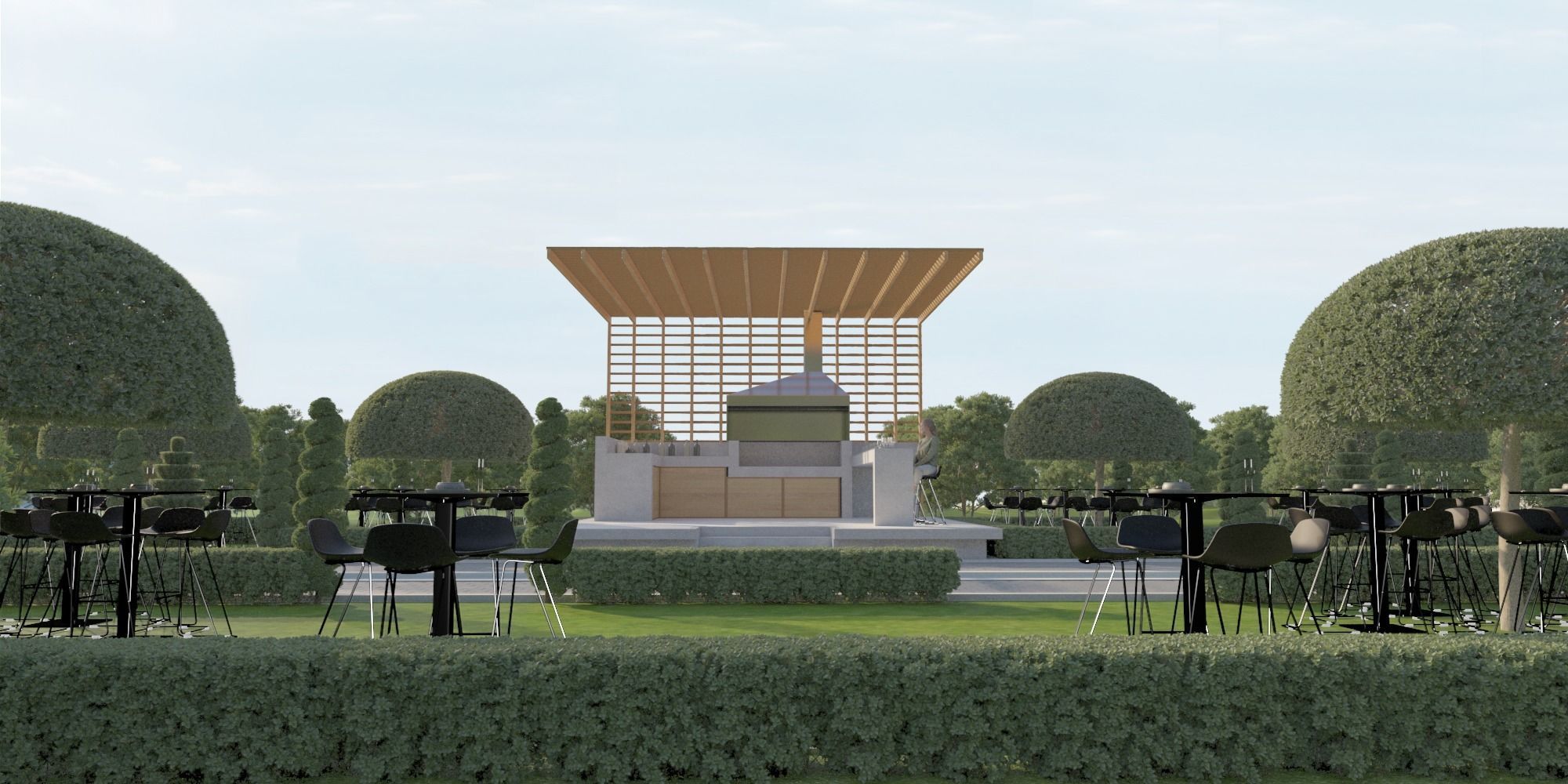 coffee shop 3D model_1