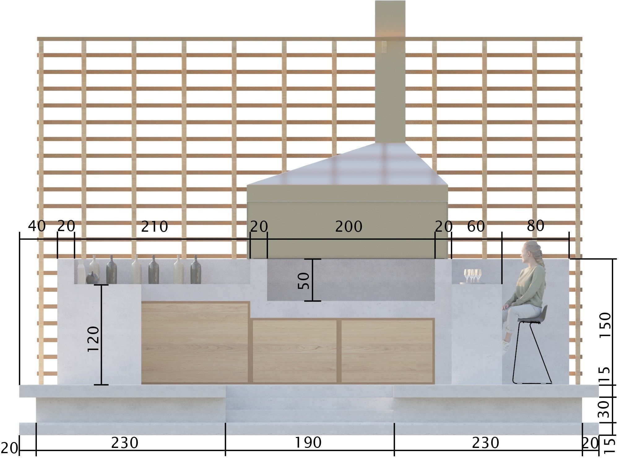 coffee shop 3D model_6