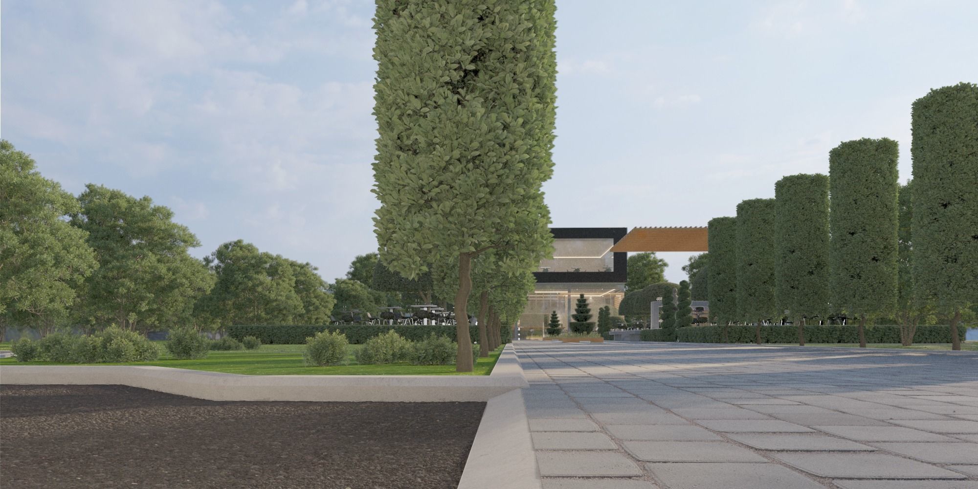 coffee shop 3D model_2