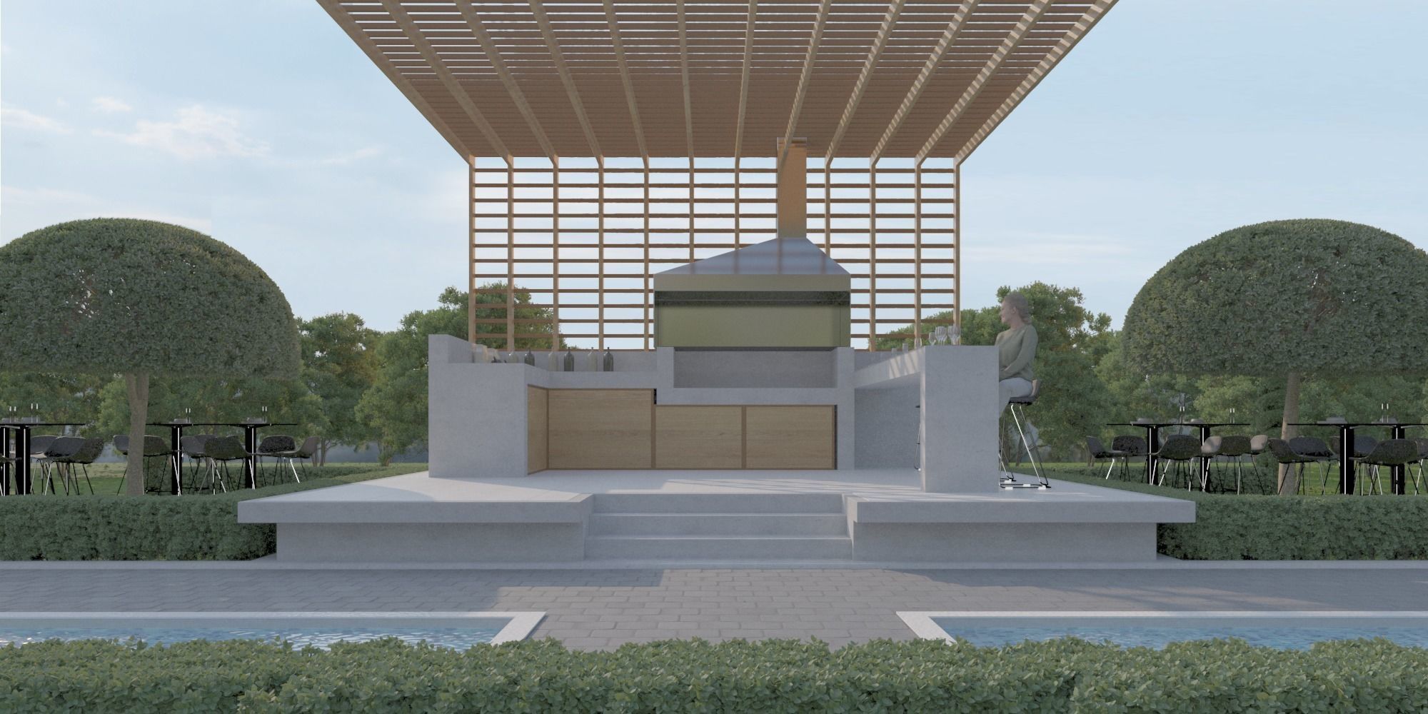 coffee shop 3D model_5