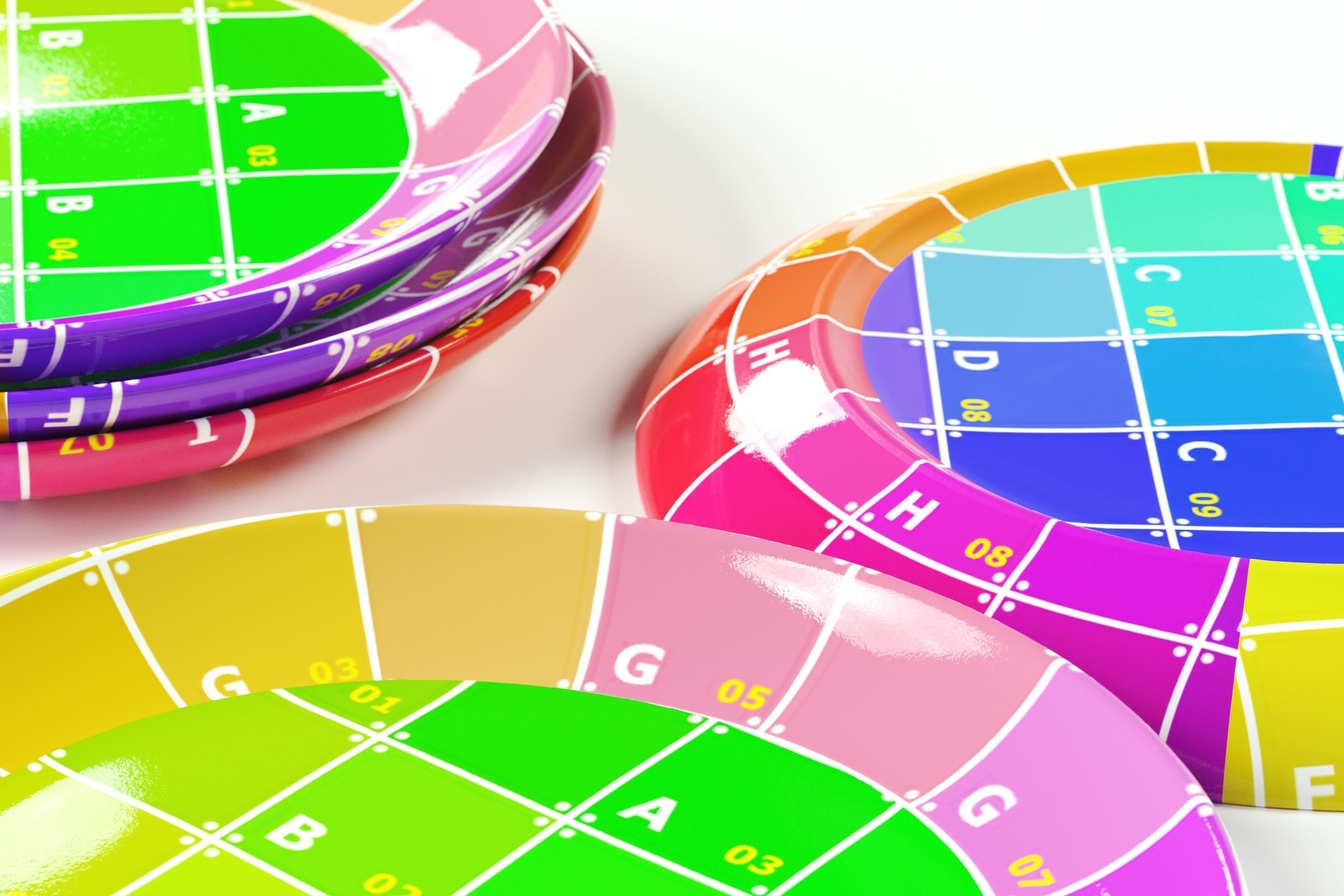 Lene Bjerre - Amera plate grey 3D model_3