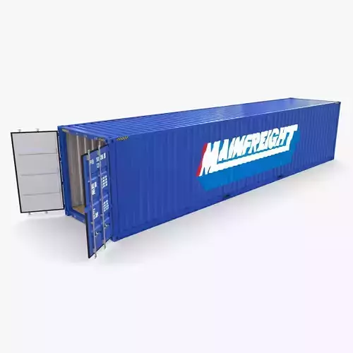 40ft Shipping Container Mainfreight 3D model