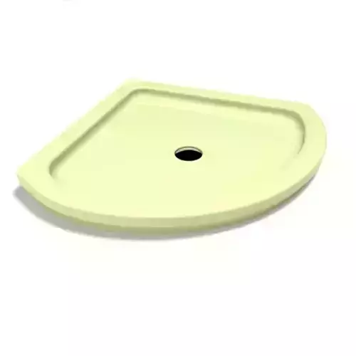 Cream Color Shower Base With Drain
