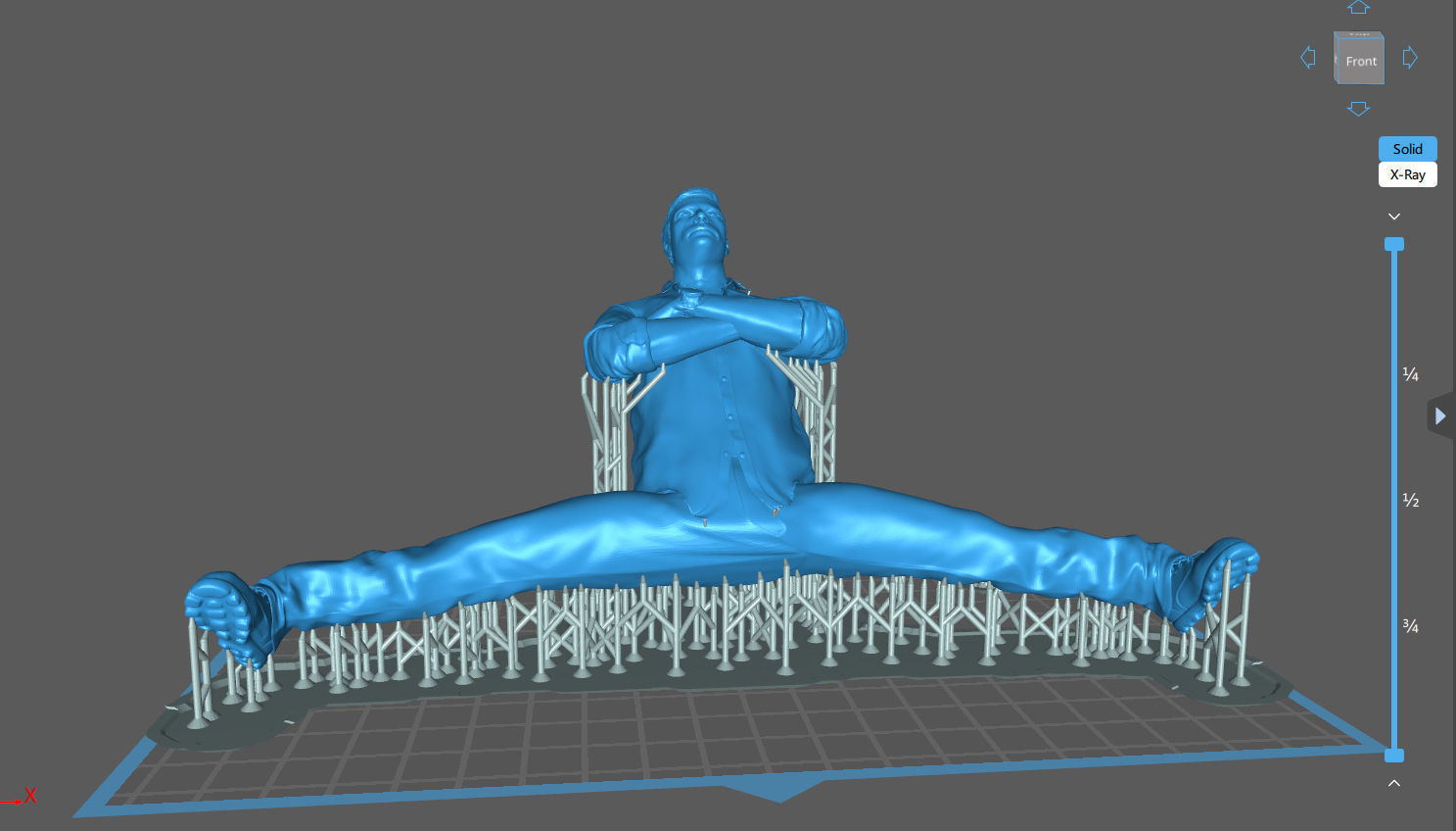 JCVD Statue 3D model_19