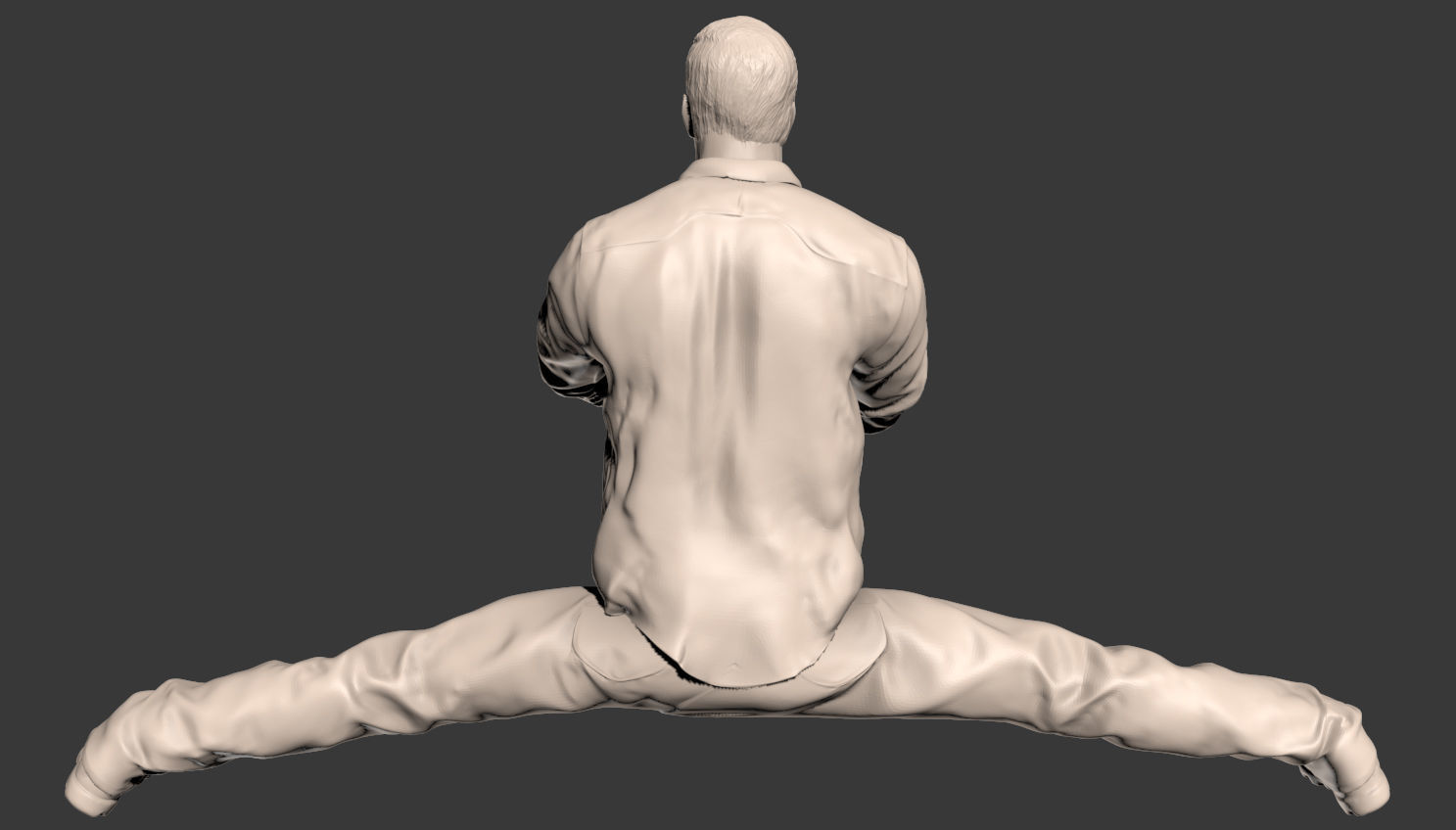 JCVD Statue 3D model_18