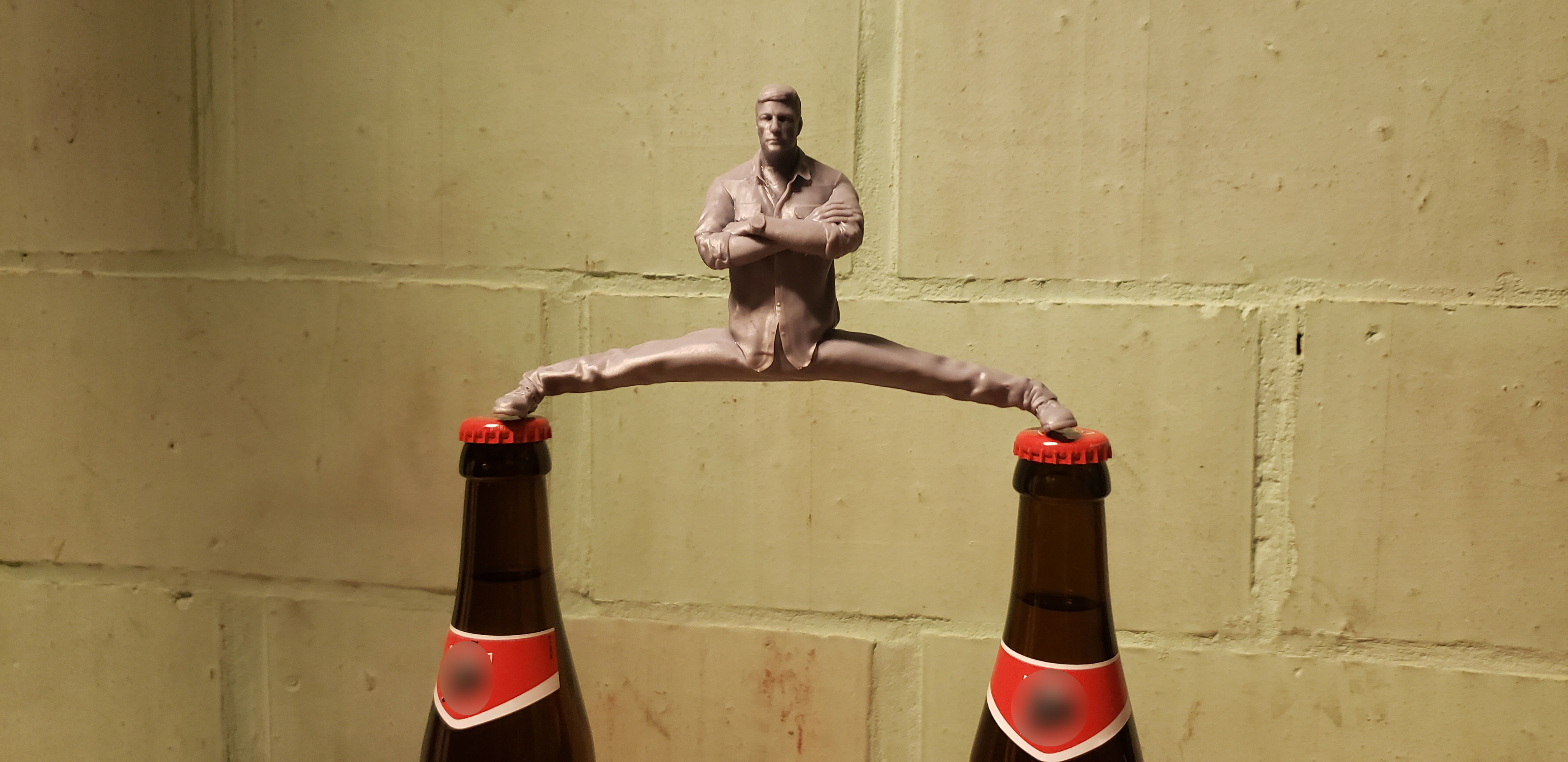 JCVD Statue 3D model_2