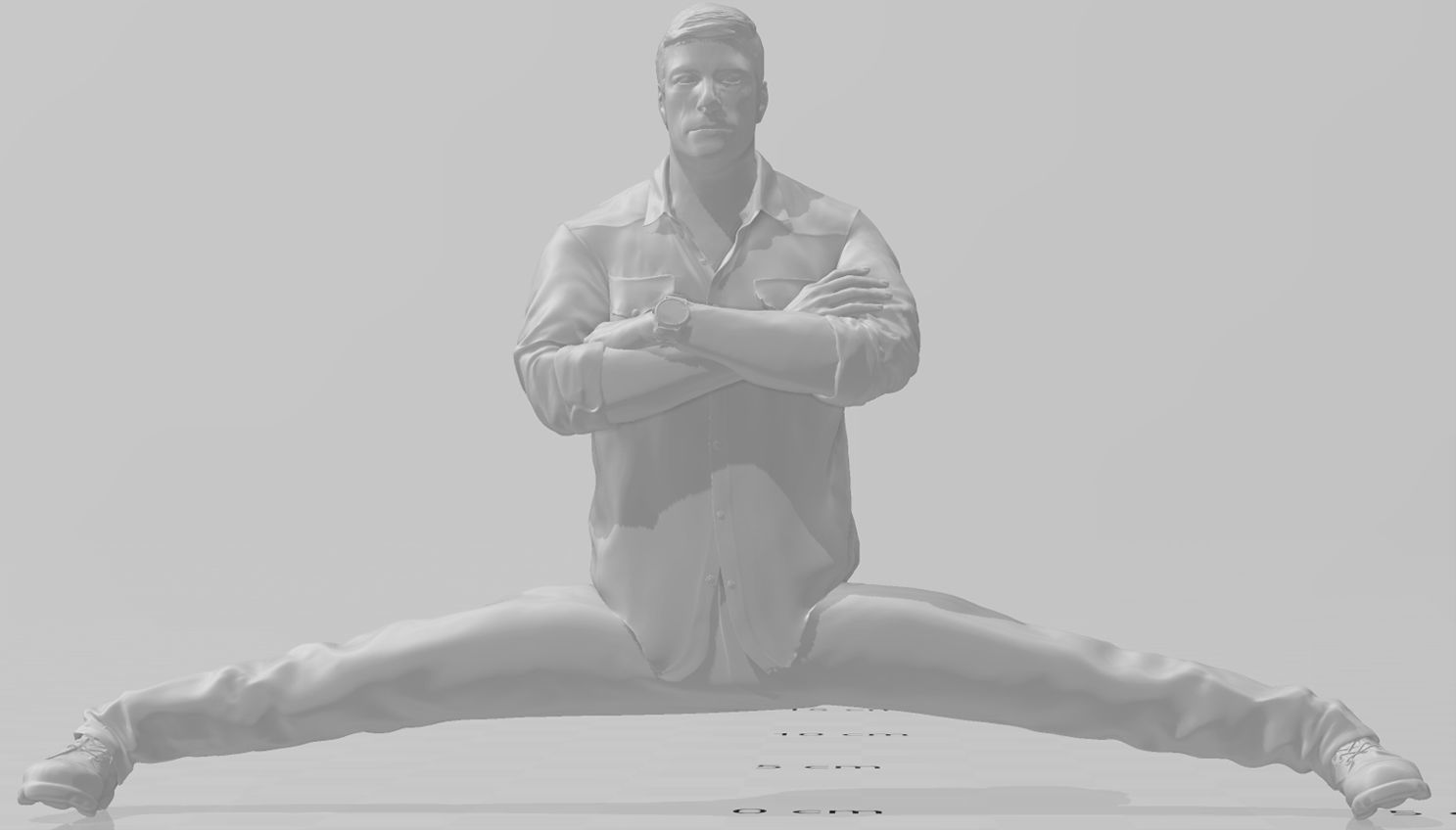 JCVD Statue 3D model_13
