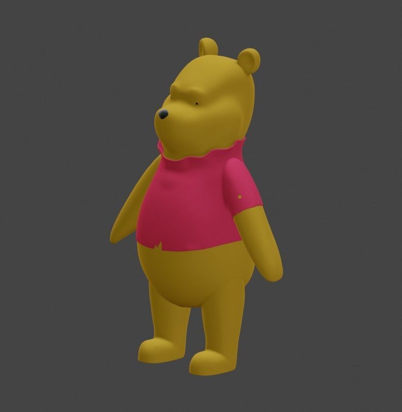 Winnie the Pooh 3D model_1