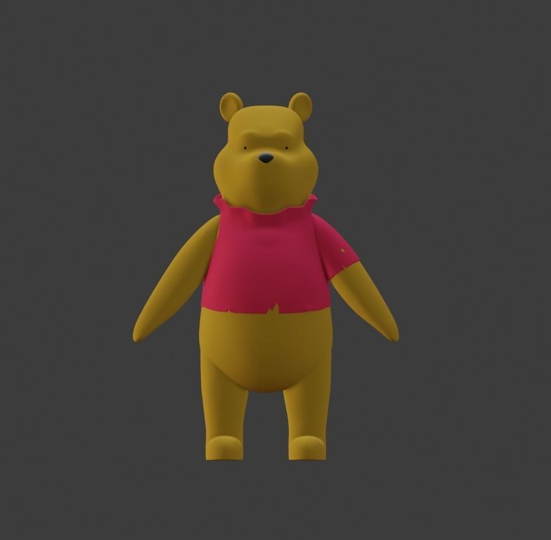 Winnie the Pooh 3D model_2