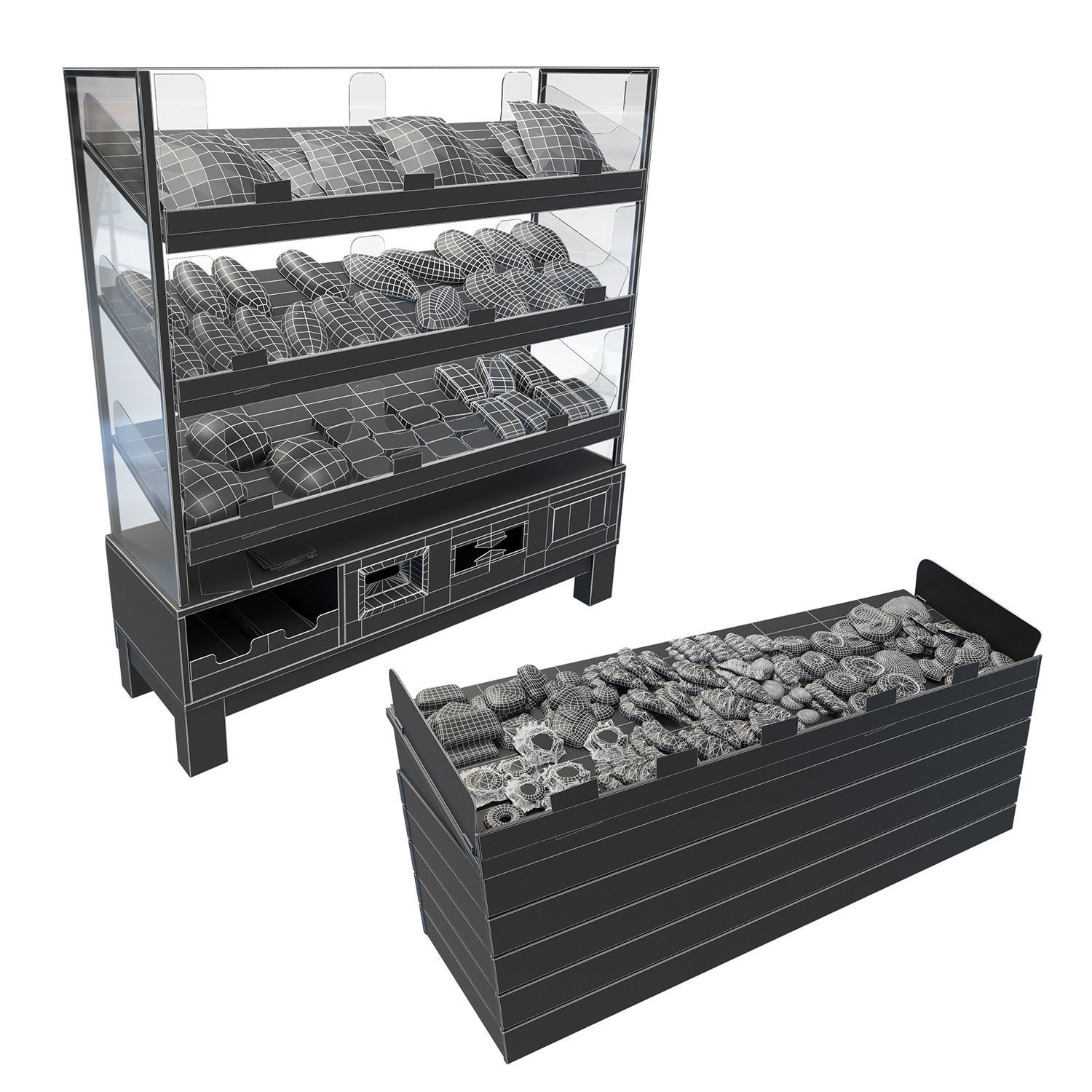 Bakkery market 3D model_3