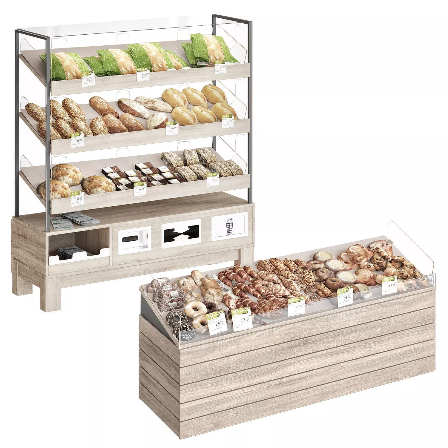 Bakkery market 3D model_0