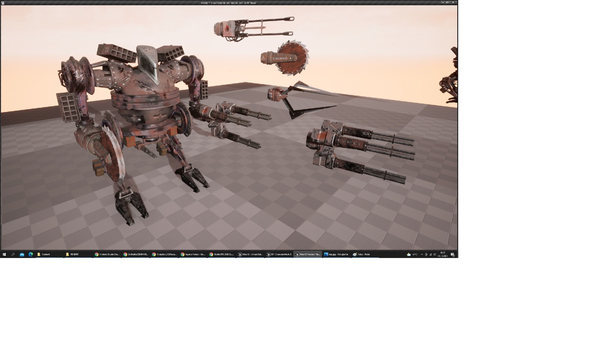 DARKMECH Pack Low-poly 3D model_19